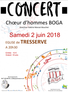 Concert Boga à Tresserve 02.06.2018