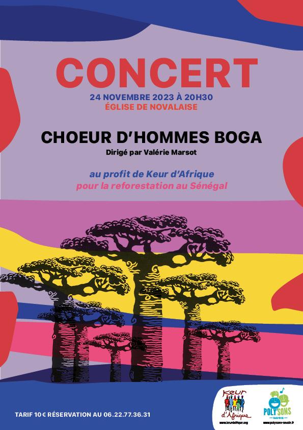 Concert Boga Novalaise 24 novembre 2023